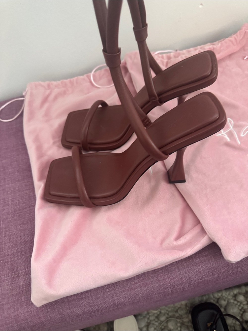 Hanifa Brown Sandal - Picture 4 of 7